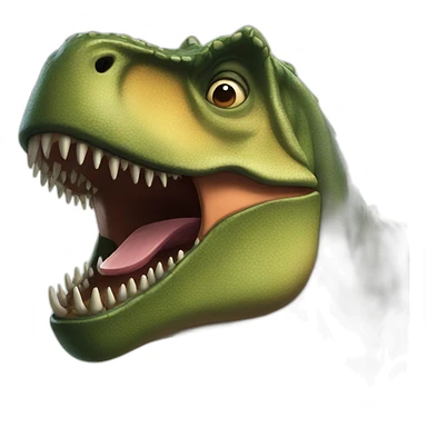 fat t rex sticker