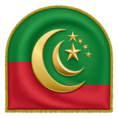 Turkmenistan flag  sticker