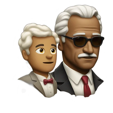 Godfather movie logo  sticker