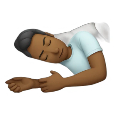 Sleeping time sticker