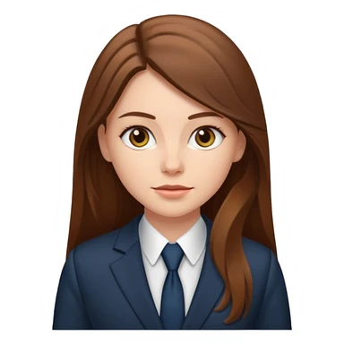 white-girl-with-long-brown-hair-lawyer sticker