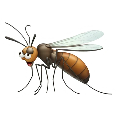 Happy mosquito  sticker