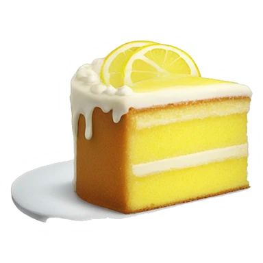Lemon cake sticker