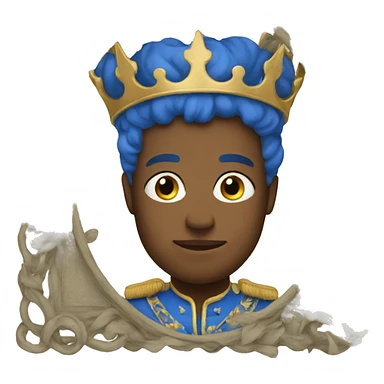 Blue royal sticker