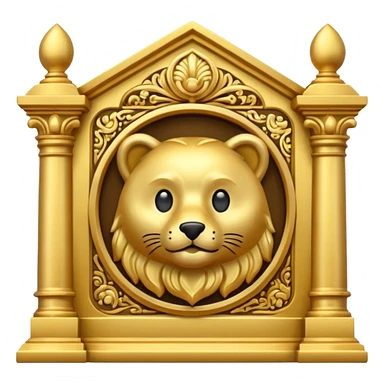 bank color gold sticker
