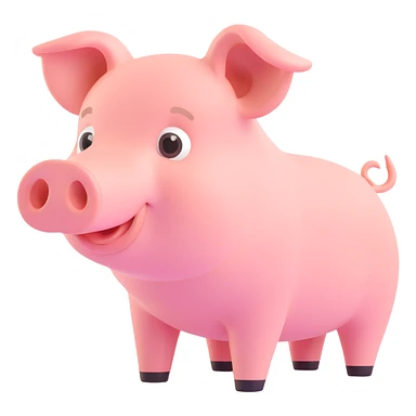 Pig sticker