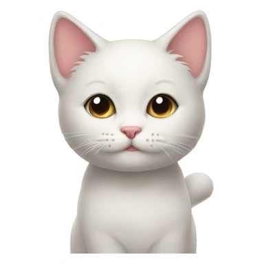 Kitty with love sticker