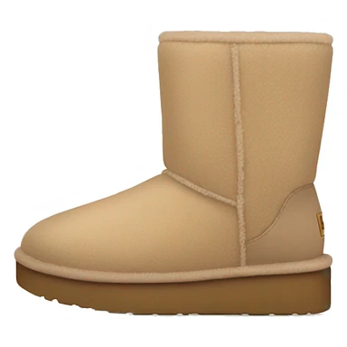 Beige ugg sticker