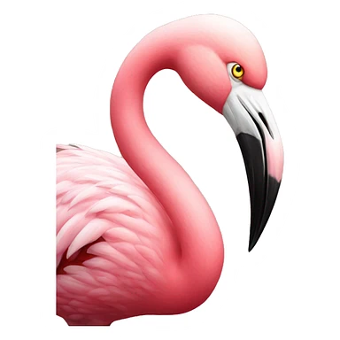 Angry flamingo  sticker