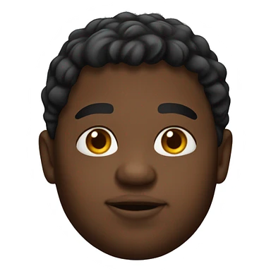 Fat black boy sticker