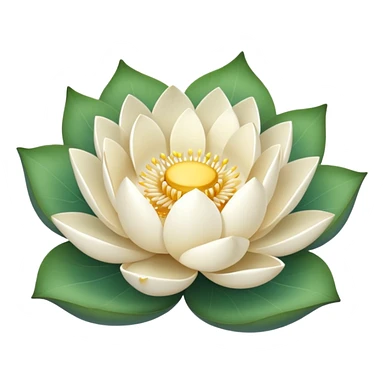 White lotus sticker