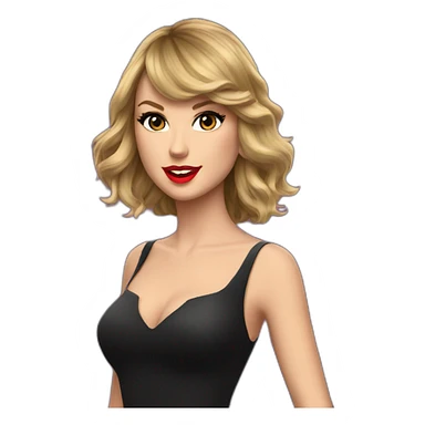 Taylor swift at the casino sticker