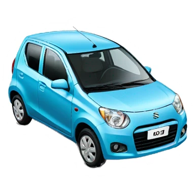 2013 Suzuki Alto, light blue color sticker