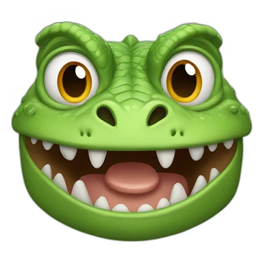 angry Lizard face  sticker