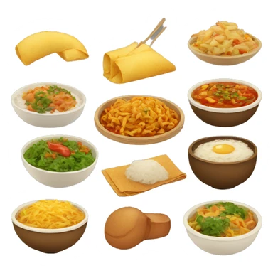 ethnic food sticker