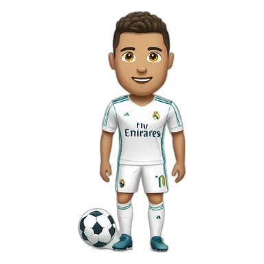 Ronaldo-play-Foot-Real-Madrid sticker