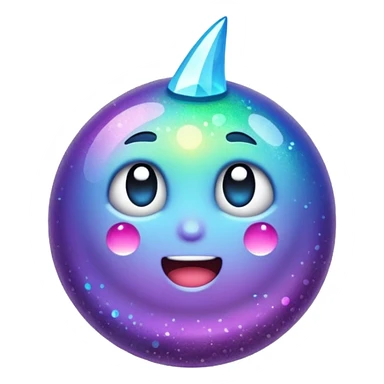 Glitter fatal touch sticker