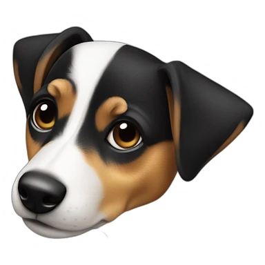 Black and tan jack russell sticker