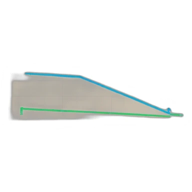 line go down bar graph sticker