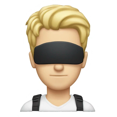 white guy with blonde hair playing ps5 sticker