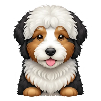 Bernedoodle dog sticker