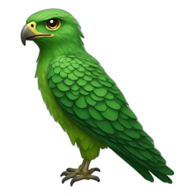 green-hawk sticker