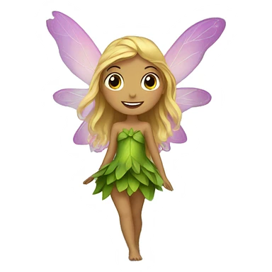 Fairy in forest sticker