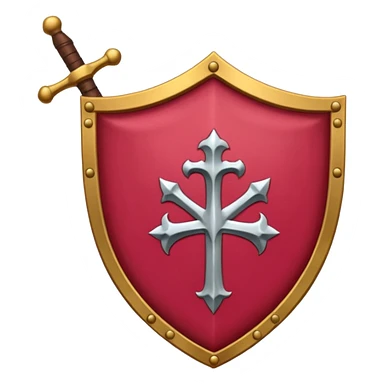brasão sangrando medieval rosa de sangue vermelha sticker