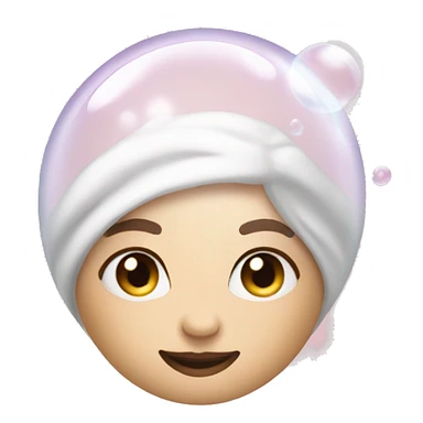 Bubble skincare sticker