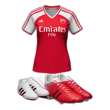 Arsenal women’s home jersey adidas sticker