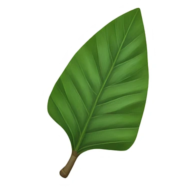 Manioc leaf sticker