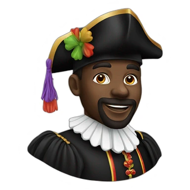 zwarte-piet regenboog sticker