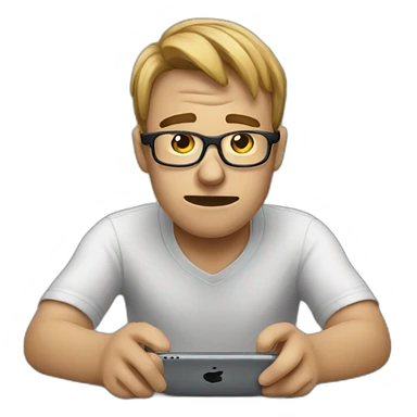 social media addict sticker