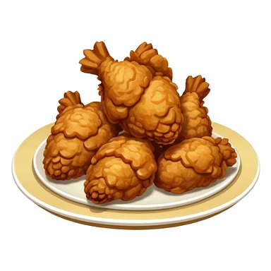 Japanese fried chicken karaage sticker