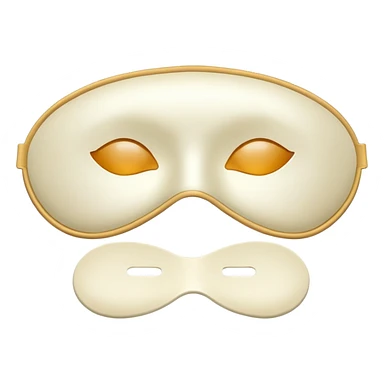 Cream silk sleeping mask  sticker