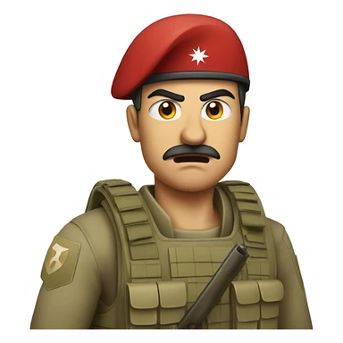 angry Turkish soldier sticker