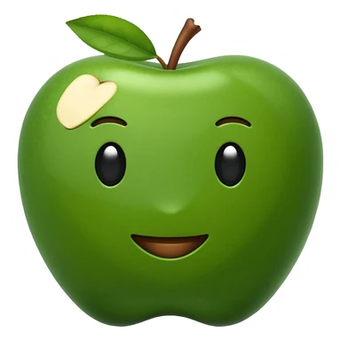 Emoji of propast macocha in Apple style sticker
