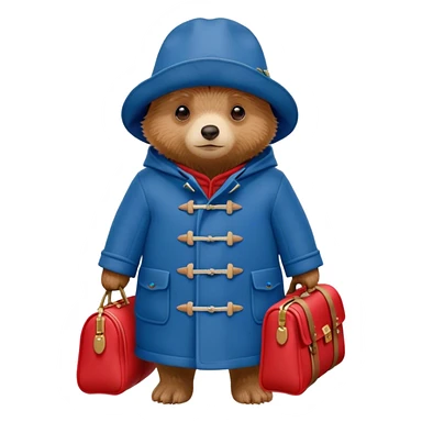 Paddington bear sticker