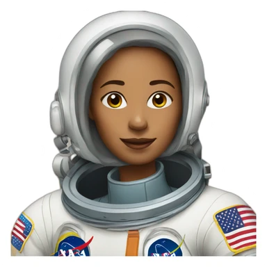 woman astronaut sticker