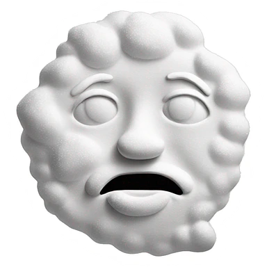 nose over powdered sugar sticker