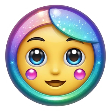 glitter pink Douyin sticker