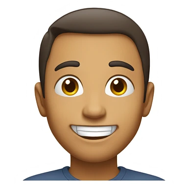 Happy happy face sticker