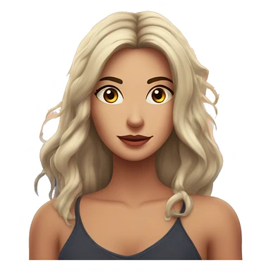 Mujer pantera con ojos demoníacos en un bosque tenebroso al atardecer con brisa marina y con estrellas en el cielo sticker