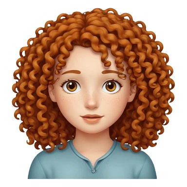 кучерявая девушка sticker