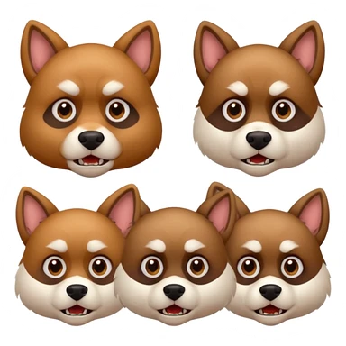 він повинен виглядати наче скажений, очі і зуби в різні сторони, шерсть сторчить, наче він весь день бігав у справах і втомився sticker