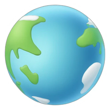 planet earth without trees sticker