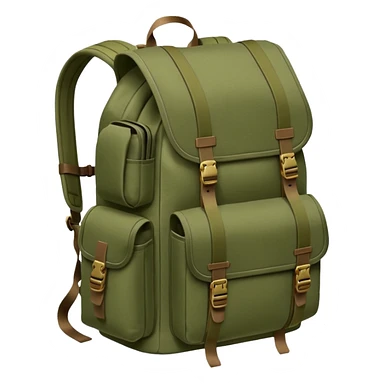 army backpack emoji sticker