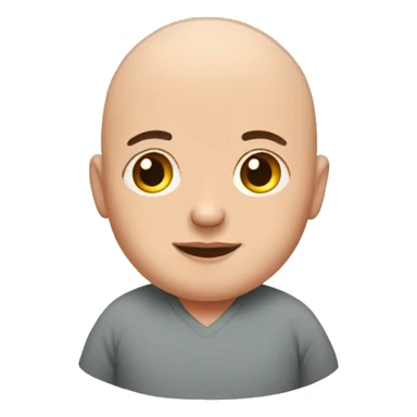 Bald pregnant man sticker