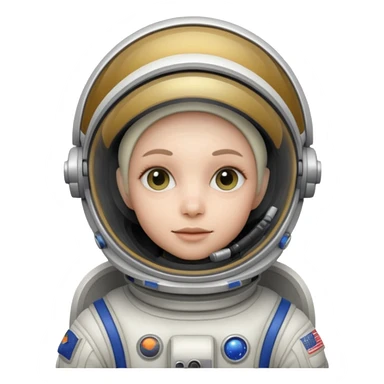 alien white Astronaut sticker