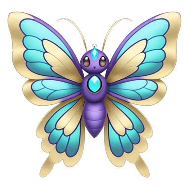 Butterfree-Nargacuga-Lunala-Vikavolt-fusion sticker